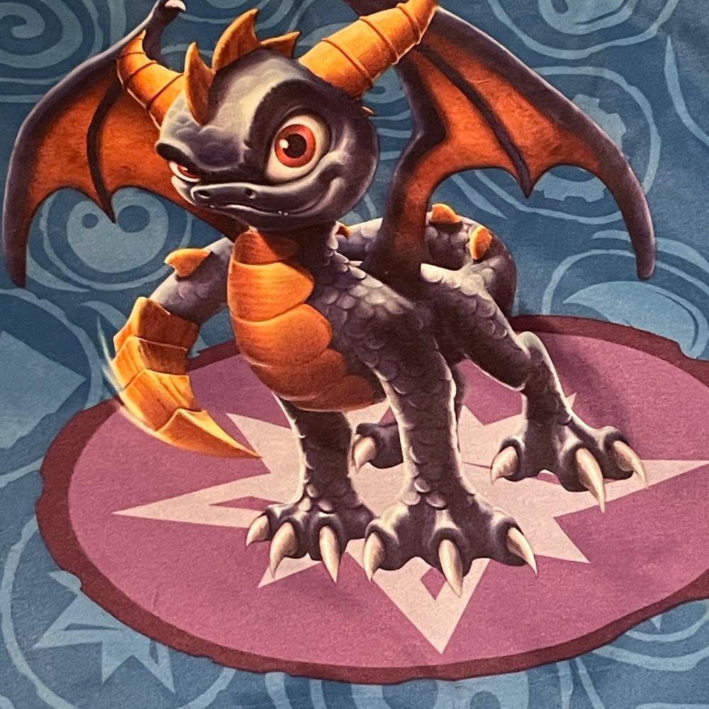 Next To New Twin Size Flat Sheet Of The Skylanders